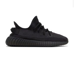 adidas Black Sneakers with Sock-like Fit and Textured Sole